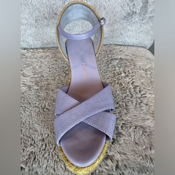 Stuart Weitzman Mirela Espadrille Sandal- Sz 9 - Picture 8 of 11